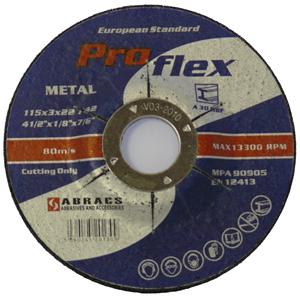 115x3x22mm Axxion® Metal Cutting Discs D/C